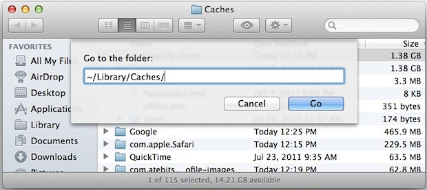 clean mac cache